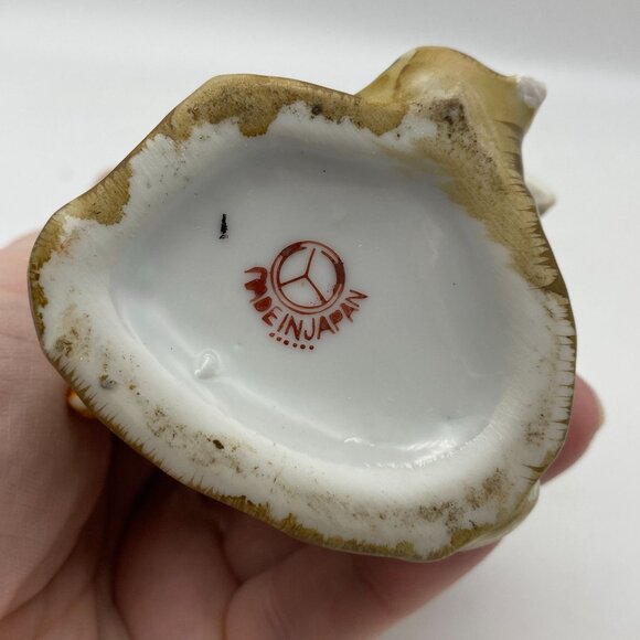 VTG Parakeet bud vase ceramic Japan Birds Budgies Love bird - Picture 6 of 8